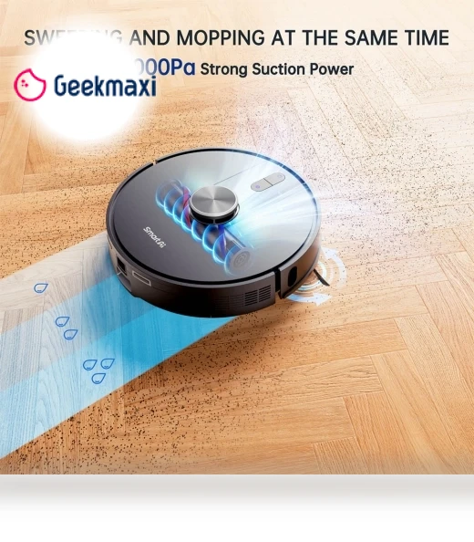 Robot Vacuum Cleaner with Base Station — Smart Cleaning Robots, SmartAI