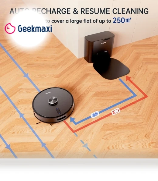 Robot Vacuum Cleaner with Base Station — Smart Cleaning Robots, SmartAI