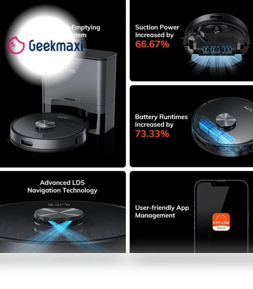 Robot Vacuum Cleaner — Smart Cleaning Robots, ILIFE