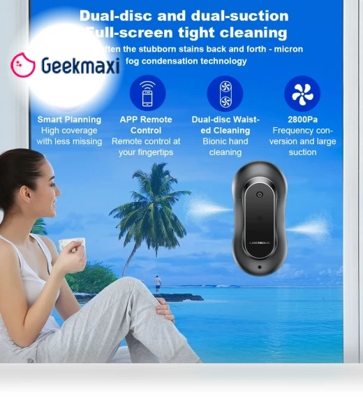 Robot Window Cleaner — Smart Cleaning Robots, Liectroux