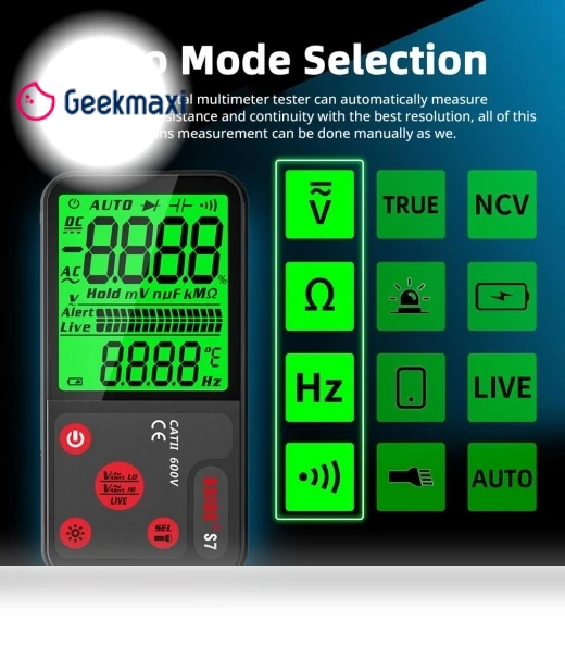 Smart Digital Multimeter — Multimeters & Analyzers, BSIDE