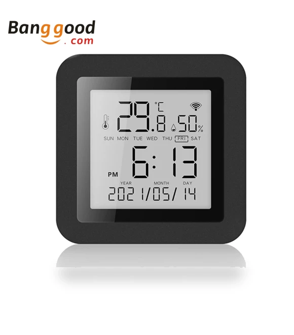 Universal IR Remote Temperature Humidity Sensor — Home Climate Control, Tuya Smart