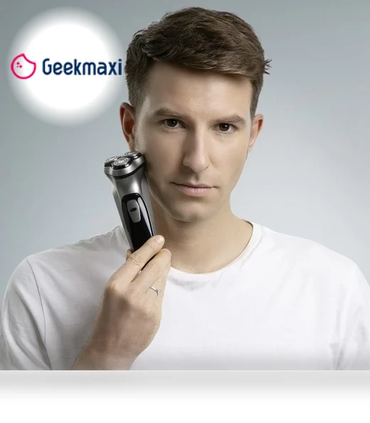 3D Smart Floating Blade Head Electric Shaver — Nose & Ear Trimmers, Enchen