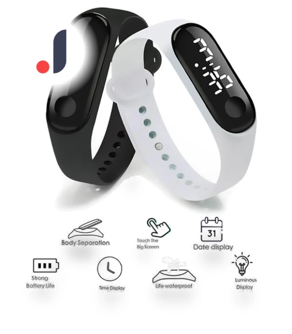 Digital Touchscreen LED Wristwatch — Men's Timepieces, FH-Wat