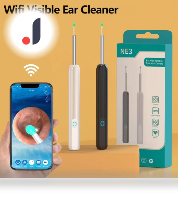 Ear Cleaner with Camera and LED Light — Syringes, Meiteai-All