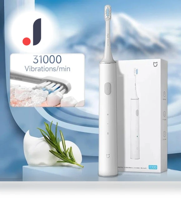 Electric Toothbrush with UV Sterilization — Ultrasonic, Light makeup