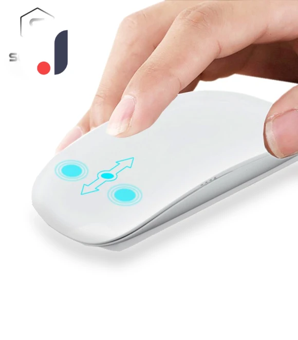 Ergonomic USB Wireless Thin Mouse with Touch Wheel — Computer Mice, SH Tech