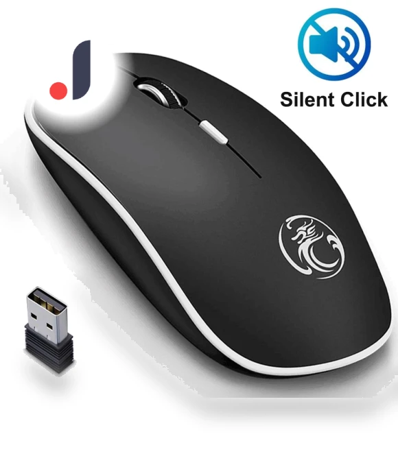 Ergonomic Wireless Mouse — Mouse Pads, Essager Electronic