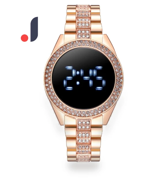 Fashionable Women's Watch with Touch Screen and LED Backlight — Women's Wrist Watches, Warm clothes family