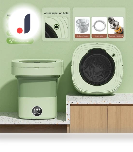 Foldable Mini Washing Machine — Compact Washing Solutions, Computer Life