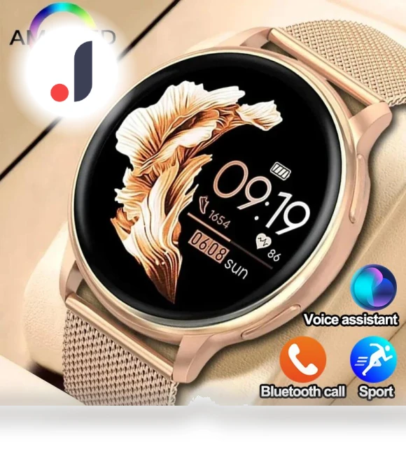 Gold Luxury Smart Watch for Women — Smartwatches, SACOSDING