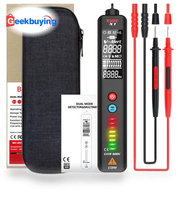 Intelligent Voltage Detector Tester — Electrical Safety Tools, BSIDE