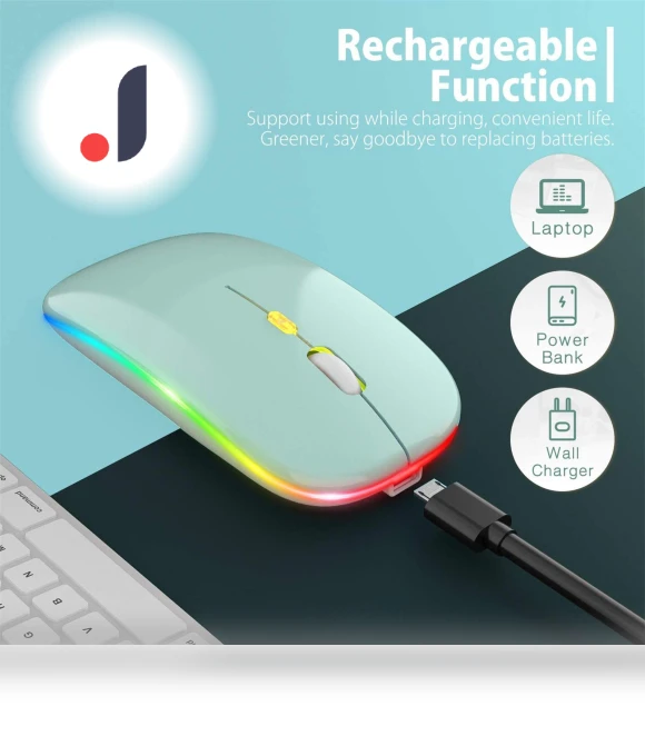 LED Wireless Mouse — Mouse Pads, Xingben Two