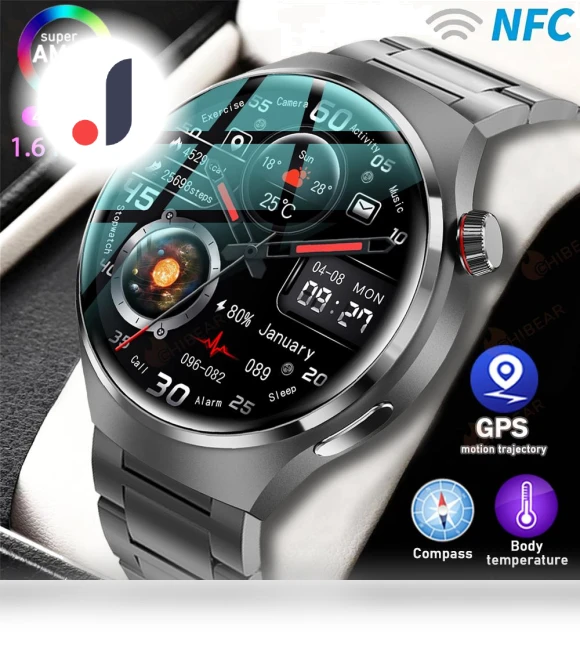 Men's Smart Watch GT4 Pro — Smartwatches, Wula Mall