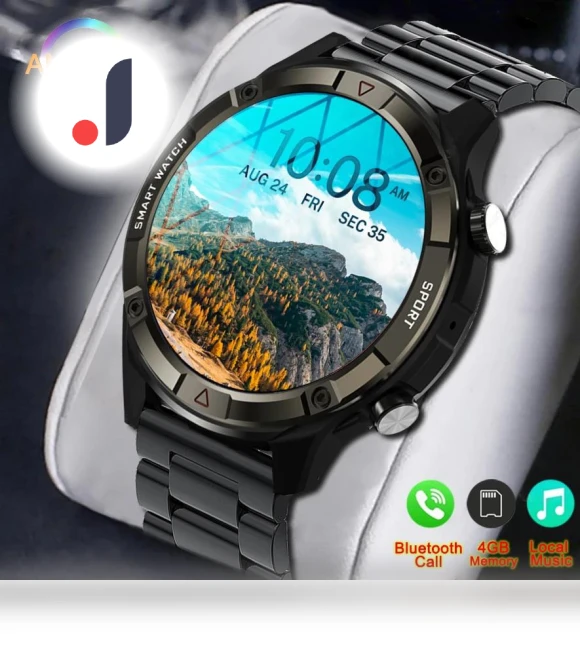 Men's Smart Watch with Always-On Display — Smartwatches, Lucky Start