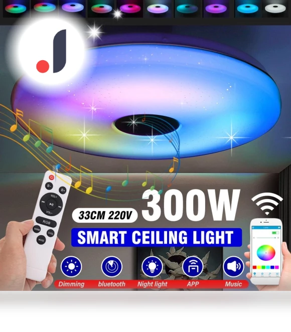 Modern LED Ceiling Light — Overhead Lighting, Crown Global