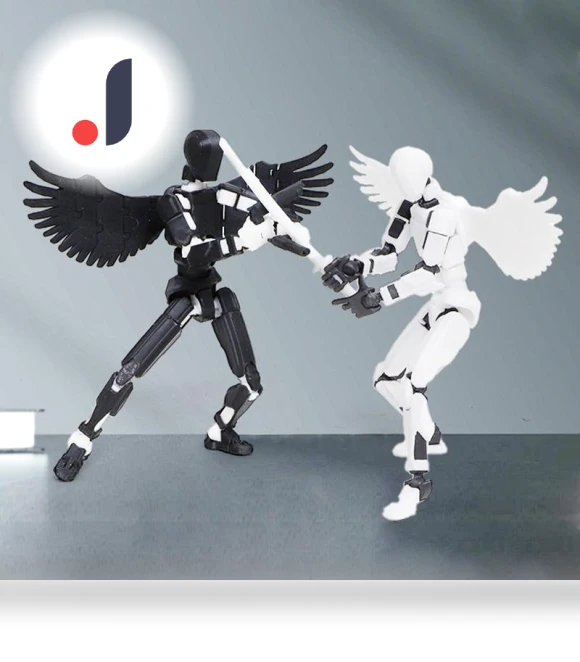 Multi-jointed Transformable Robot with Wings — Interactive Figures & Robots, Jimeim