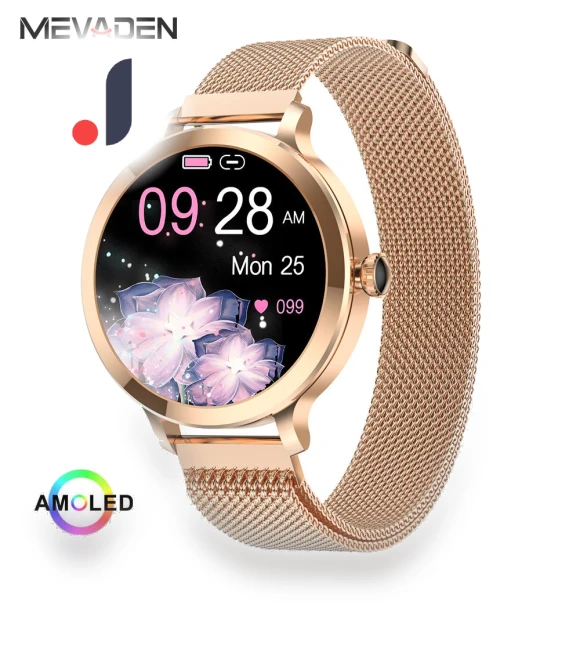 New AMOLED Display Fashion Women's Smart Watch — Smartwatches, MEVADEN