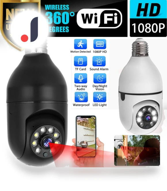 Panoramic Camera with Bulb — Security Cameras, Marathon