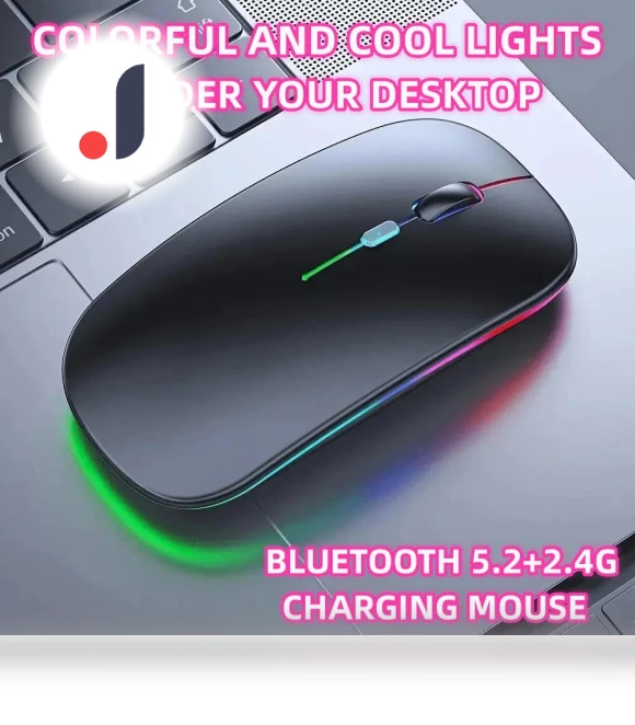Rechargeable LED Wireless Mouse — Mouse Pads, Axial