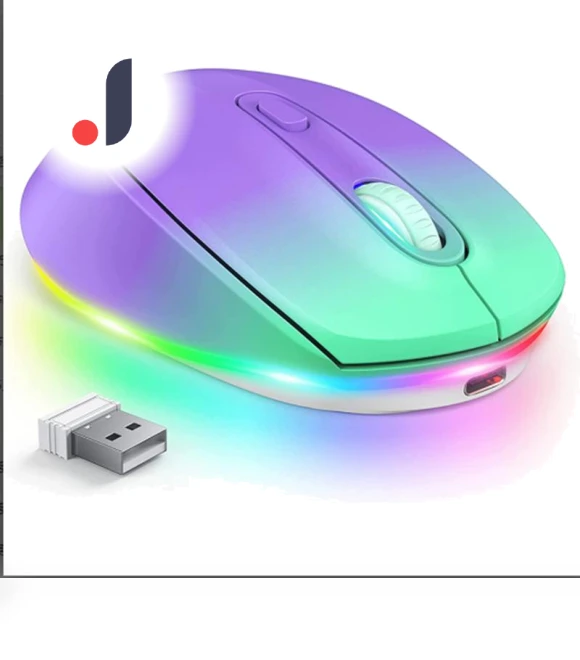 Rechargeable Rainbow Mini Mouse — Mouse Pads, SeenDa