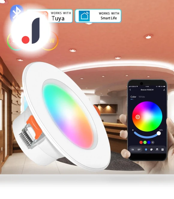 RGB Tuya Smart Ceiling Light — Overhead Lighting, Cosy Homes