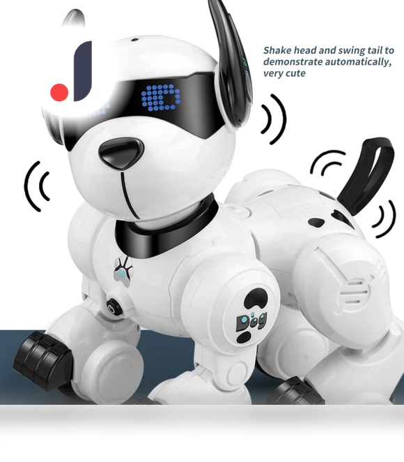 Robotic Patrol Dog — Interactive Figures & Robots, TOMTOP JMS