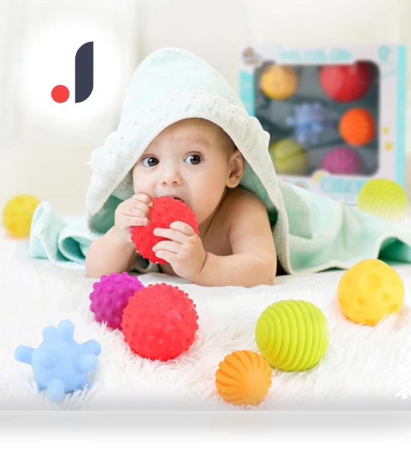 Sensory Touch Balls for Kids — Bath Time Fun, Funnny Toys