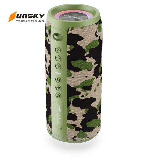 Shocking Bass Bluetooth Speaker with Colorful Light — Portable Audio Solutions, ZEALOT