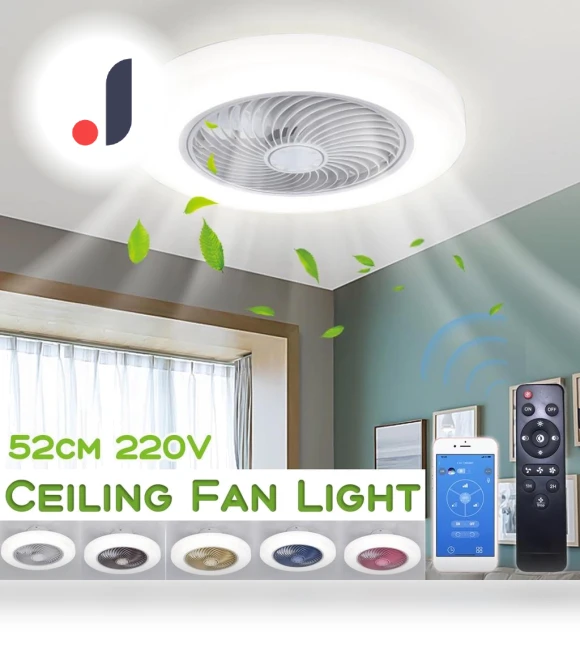 Smart Ceiling Fan with Light — Ceiling Fans, Crown Global