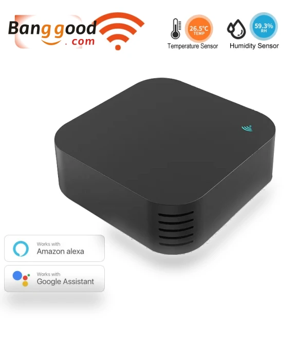 Smart IR Remote Control with Temperature and Humidity Sensor — Remote Controls, Tuya