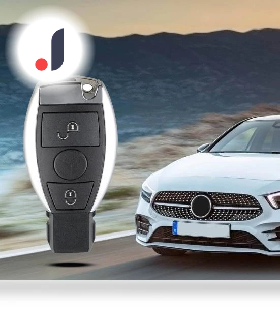 Smart Key Fob with 2 Buttons — Keyless Entry, CAR COME