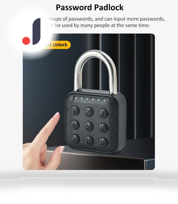 Smart Padlock — Luggage Locks, TOMTOP JMS