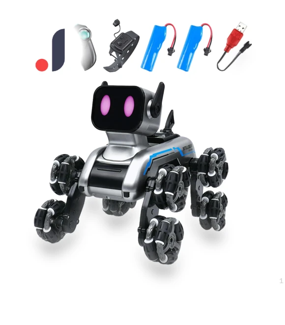 Smart RC Robot Dog — Interactive Animal Companions, Colorful summer