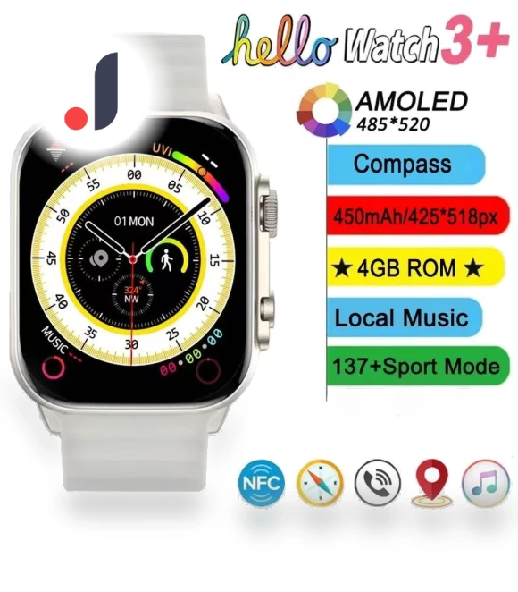 Smart Watch 3 Plus — Smartwatches, Happy World Electronics