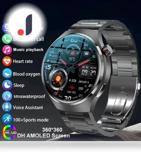 Smart Watch with AMOLED HD Display — Smartwatches, ZJM Mall