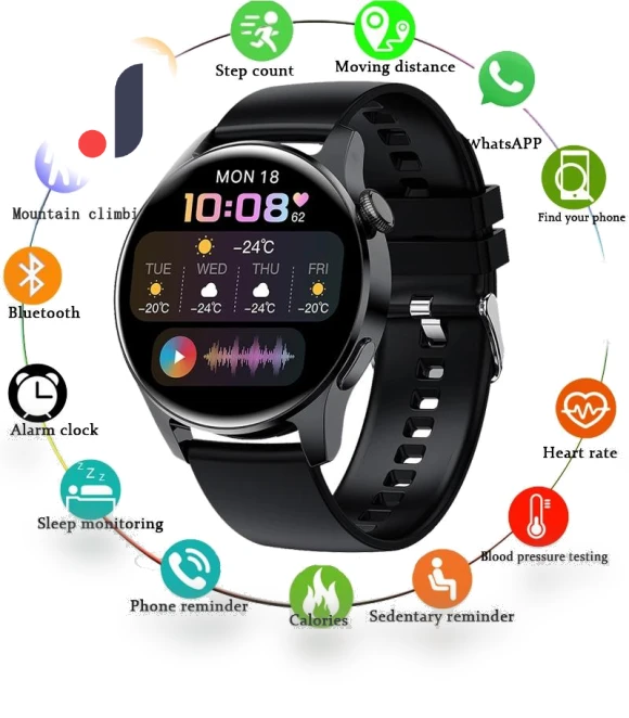 Smart Watch with Heart Rate Monitor — Smartwatches, LIGE
