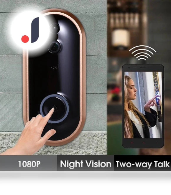 Smart Wi-Fi Video Doorbell — Smart Home Security, zhishangyoupin