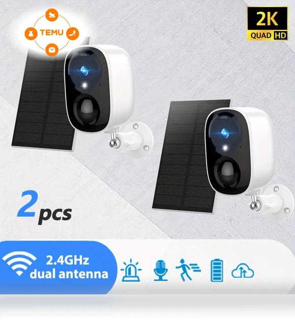 Solar-circuit TV Wireless IP Camera — Security Cameras