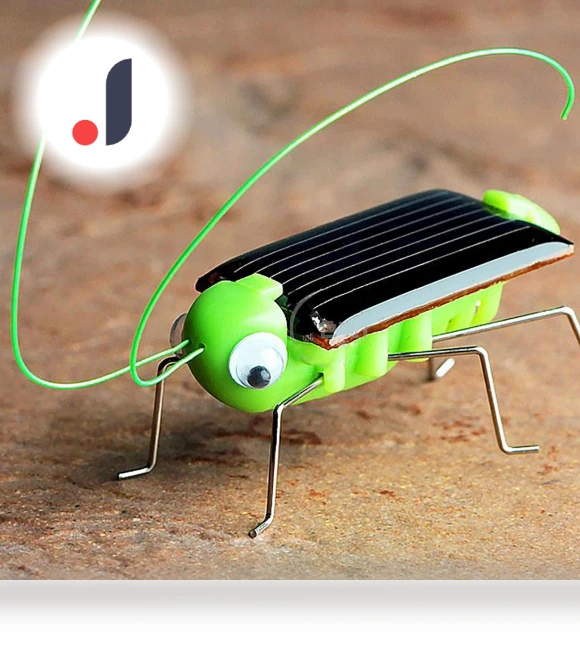 Solar Powered Educational Robot Toy — Solar Power, A qi