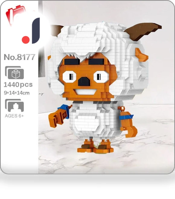 Strong Smart Sheep Stupid Wolf Cartoon Animal Monster Pet Mini Diamond Blocks Bricks Building Toy — Construction Kits, Fun Building Blocks