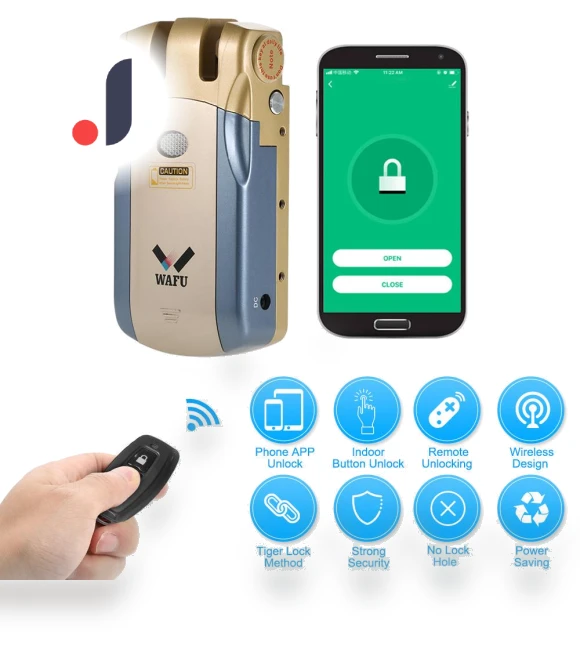 Wi-Fi Smart Electronic Lock — Smart Home Security, Meterk