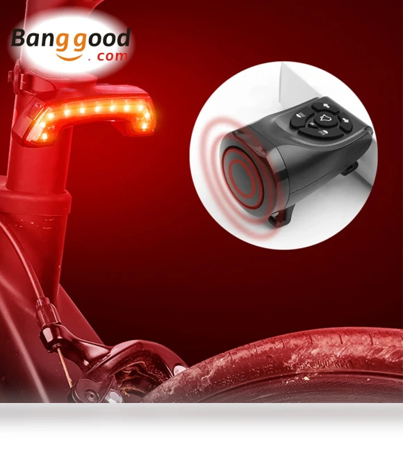 Wireless Bike Taillight with Horn — Bike Headlights, BLOOKE