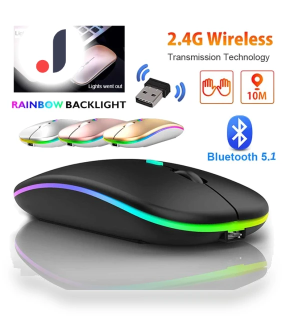 Wireless Mouse with USB Receiver — Mouse Pads, YJMP