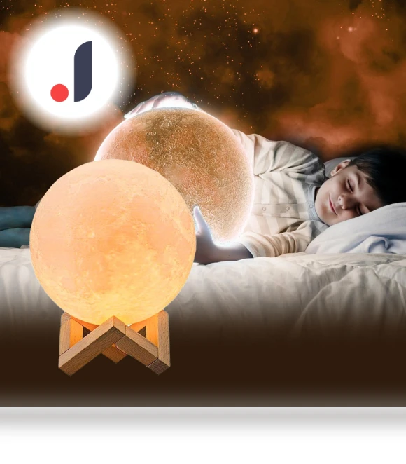 3D Moon Lamp — Night Lights, Dongfang HOME A