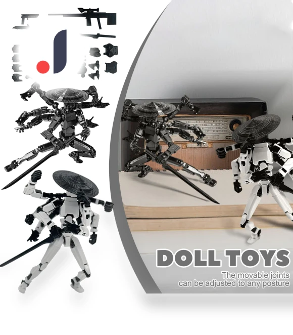 3D Printed Mobile Doll Robot Titan — Collectible Statues, Excellent stuff