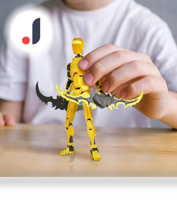 3D Printed Mobile Titan Robot Doll Set — Dolls & Figures, mulanhua