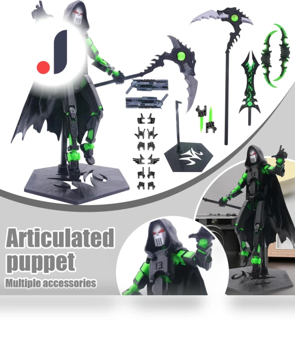 3D Printed Mobile Titan Robot Doll Set — Collectible Statues, Salted Chicken