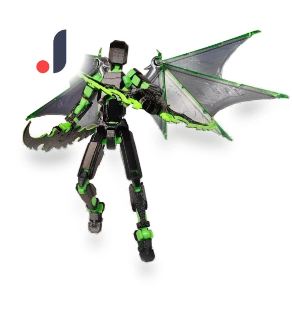 3D Printed Titan Robot Mobile Doll Set — Collectible Statues, mulanhua