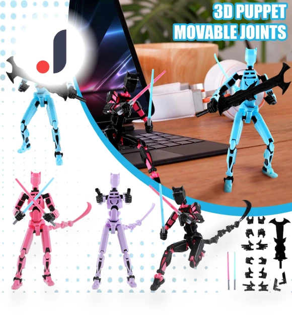 3D Printed Titan Robot Mobile Doll Set — Collectible Statues, lucky66